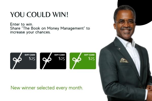 Book on Money Management Sweepstakes Email Banner Image